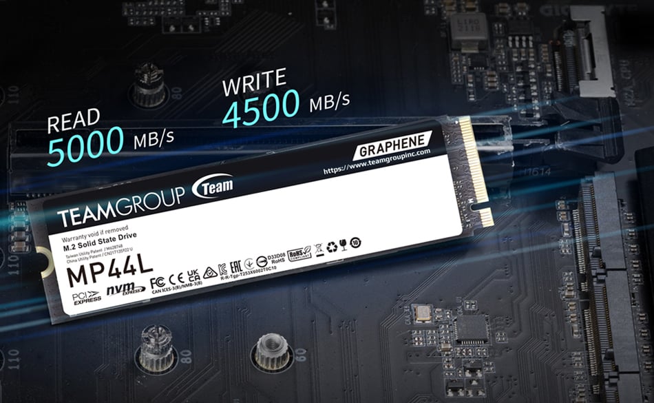 Team Group MP44L M.2 2280 2TB PCIe 4.0 x4 with NVMe 1.4 